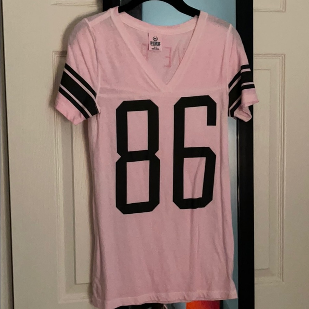 Pink Victoria’s Secret top